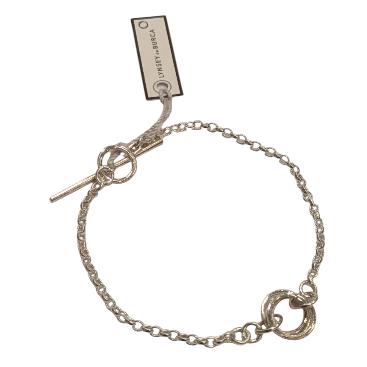DOORUS - Silver Hammered Ring Bracelet - Made in Ireland