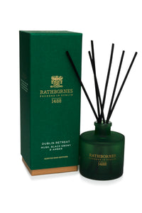 DUBLIN RETREAT Reed Diffuser (Musk, Black Ebony & Amber) - Rathbornes 1488