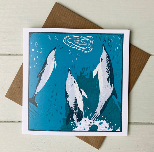 Dolphins - Greeting Card