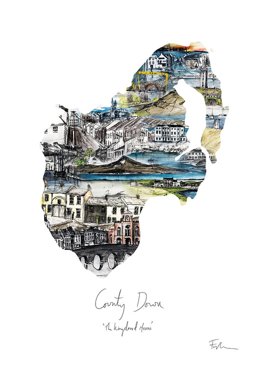 County Down, The Mourne County (Colour)