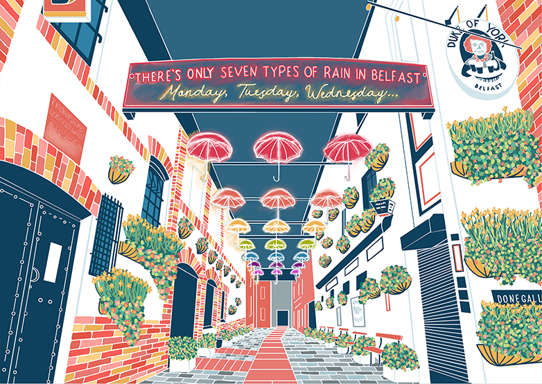 Duke Of York, Seven Types of Rain - Deborah Hill Design