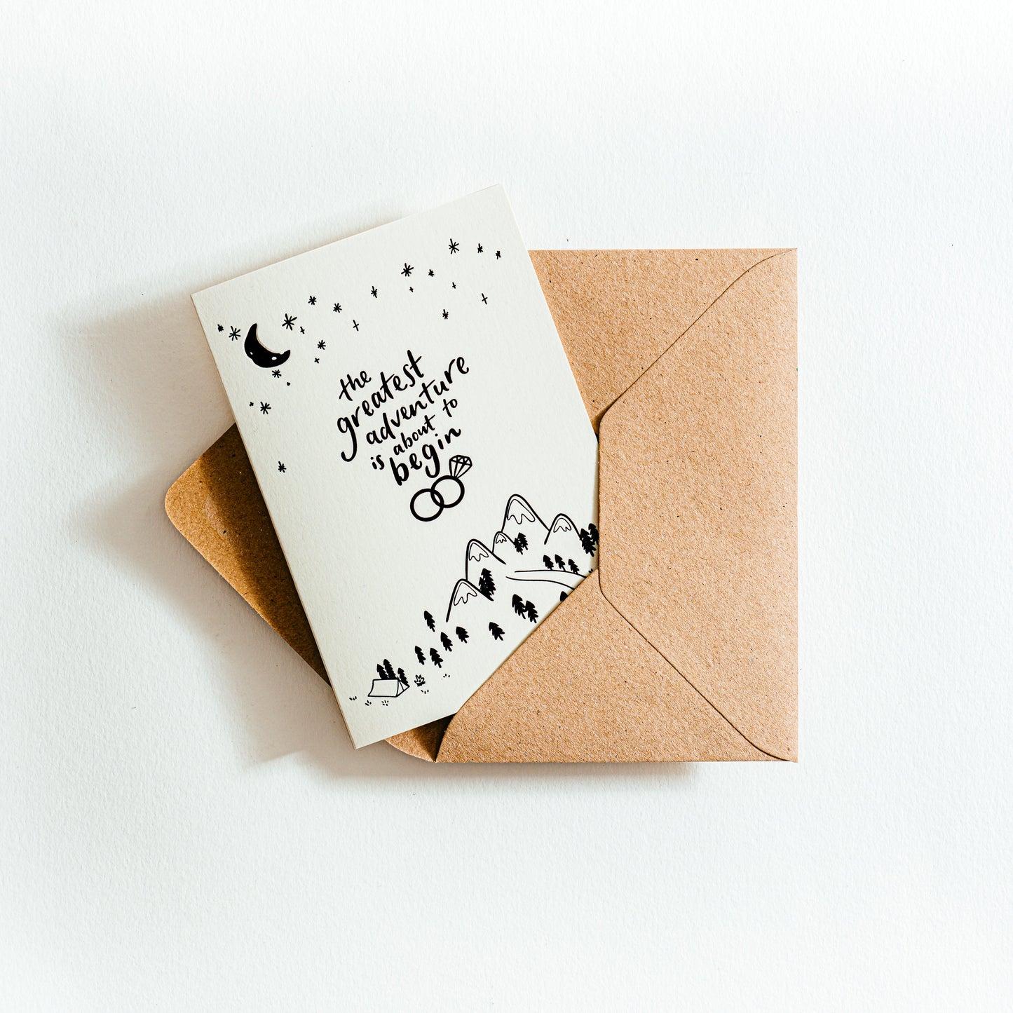 The Greatest Adventure Is About To Begin - Card