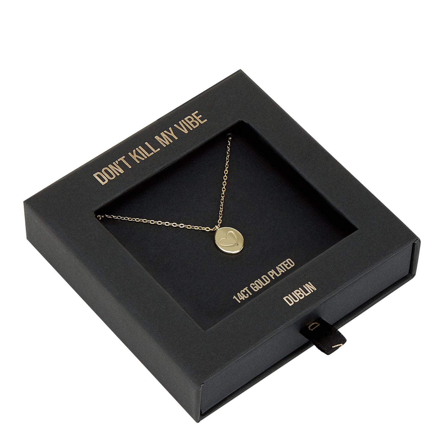 From The Heart Necklace - Gold