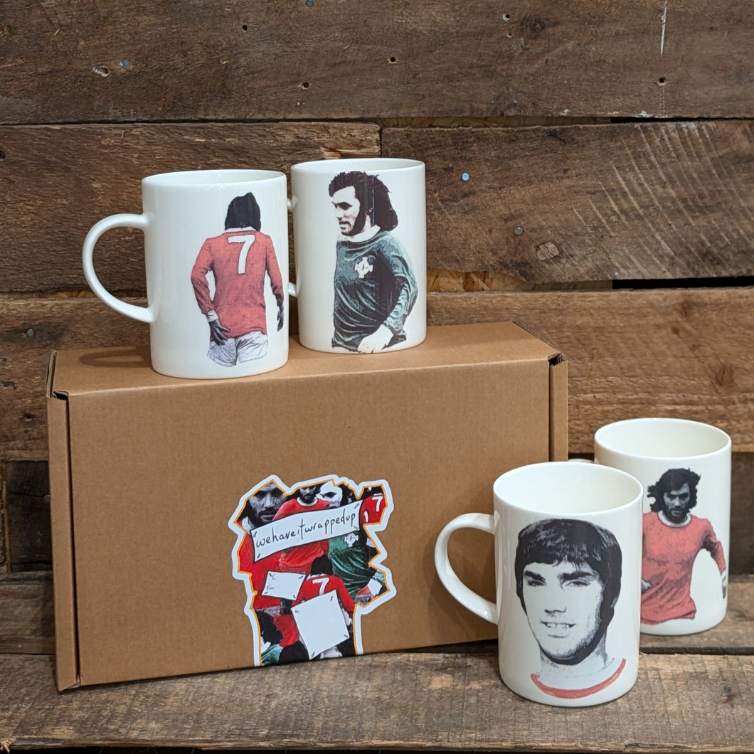 George Best Collection Bone China Mug Gift Set - Box'd Up