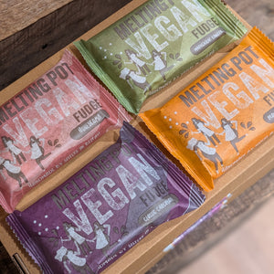 Melting Pot Vegan Fudge Gift Box (four)