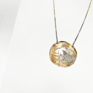 Koin Pendant Large - Gold Plated