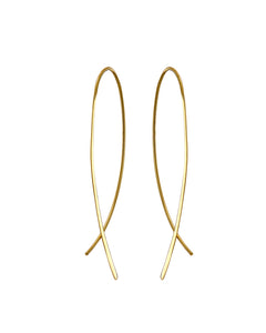 CROSSOVER Earrings - Gold