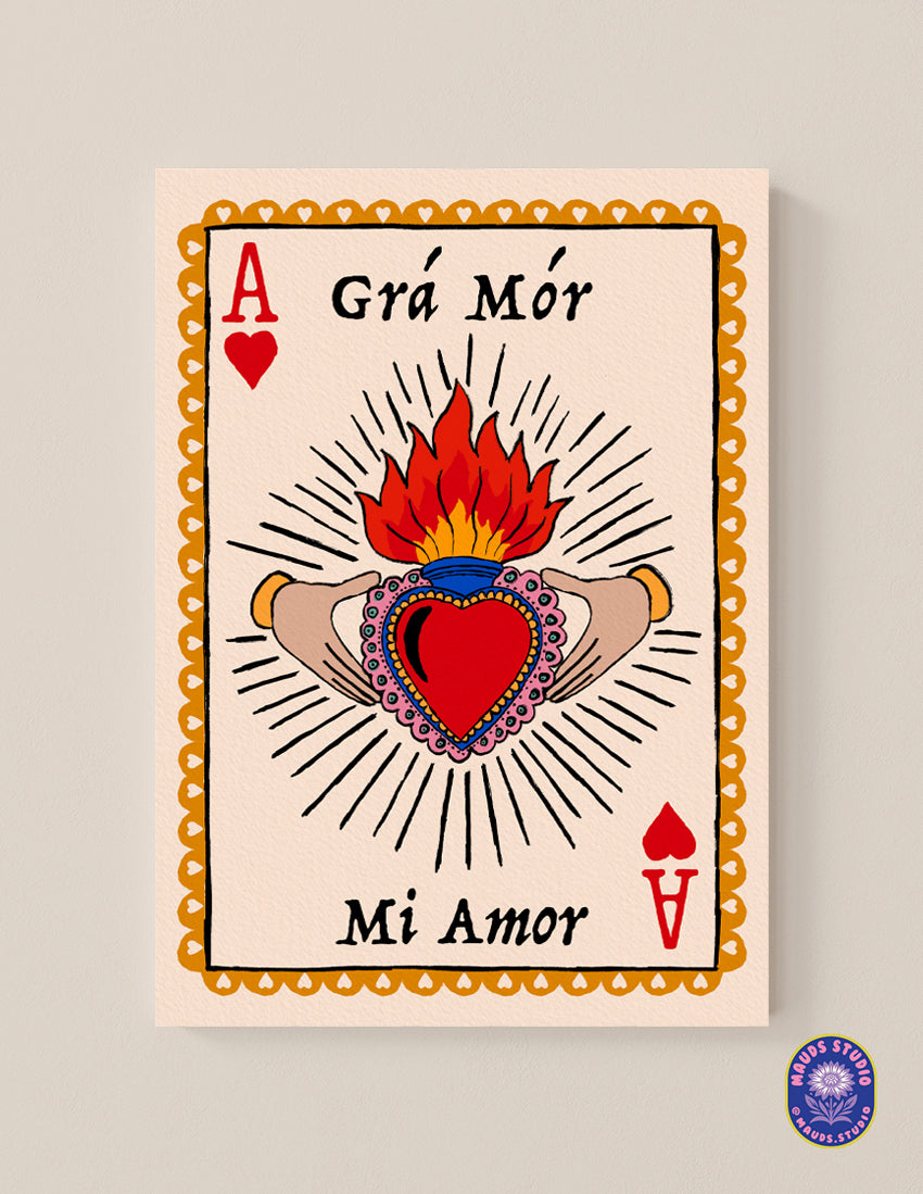 Grá Mór, Mr Amor - Paper Print