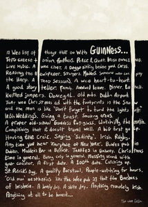 Guinness List - Print