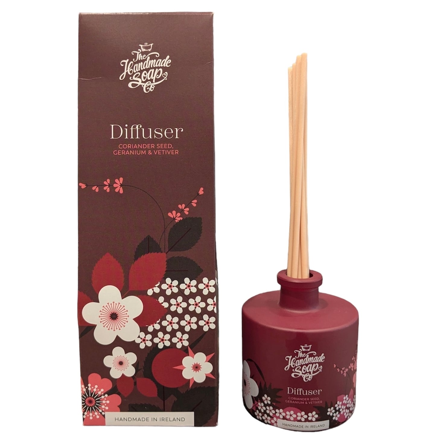 Coriander Seed, Geranium & Vetiver Diffuser - Handmade in Ireland