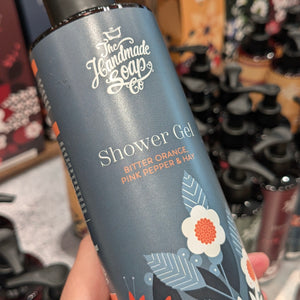 Bitter Orange, Pink Pepper & Hay SHOWER GEL - Handmade in Ireland