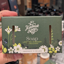 Load image into Gallery viewer, Lavender, Rosemary, Thyme &amp; Mint Soap - Handmade in Ireland
