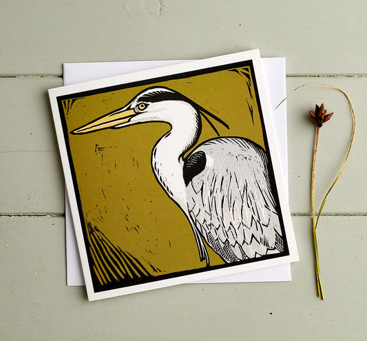 Heron - Greeting Card