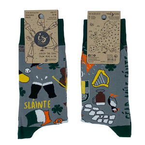 Céad Míle Fáilte - Funny Irish Socks Made in Ireland