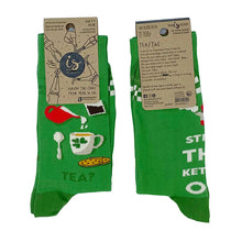 Load image into Gallery viewer, Stick The Kettle On / Cuir síos an citeal - Funny Irish Socks Made in Ireland
