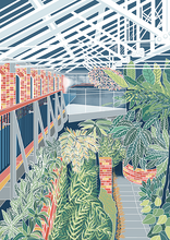 Load image into Gallery viewer, Inside The Tropical Ravine (Botanic Gardens, Belfast) - Deborah Hill Design
