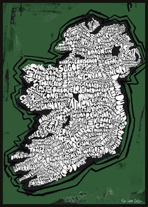 Ireland Map - Print