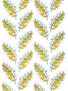 Tea Towel, Gorse - Screenprinted Irish Linen