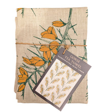 Load image into Gallery viewer, Tea Towel, Gorse - Screenprinted Irish Linen
