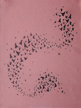 Load image into Gallery viewer, Tea Towel, Starlings - Screenprinted Irish Linen
