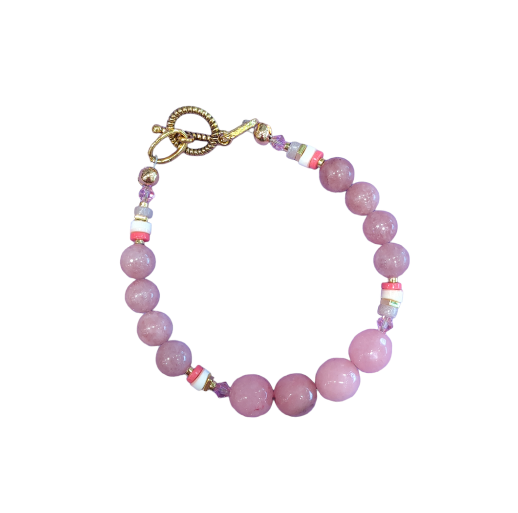 Kaleidoscope Pink Bracelet - Swarovski Crystals