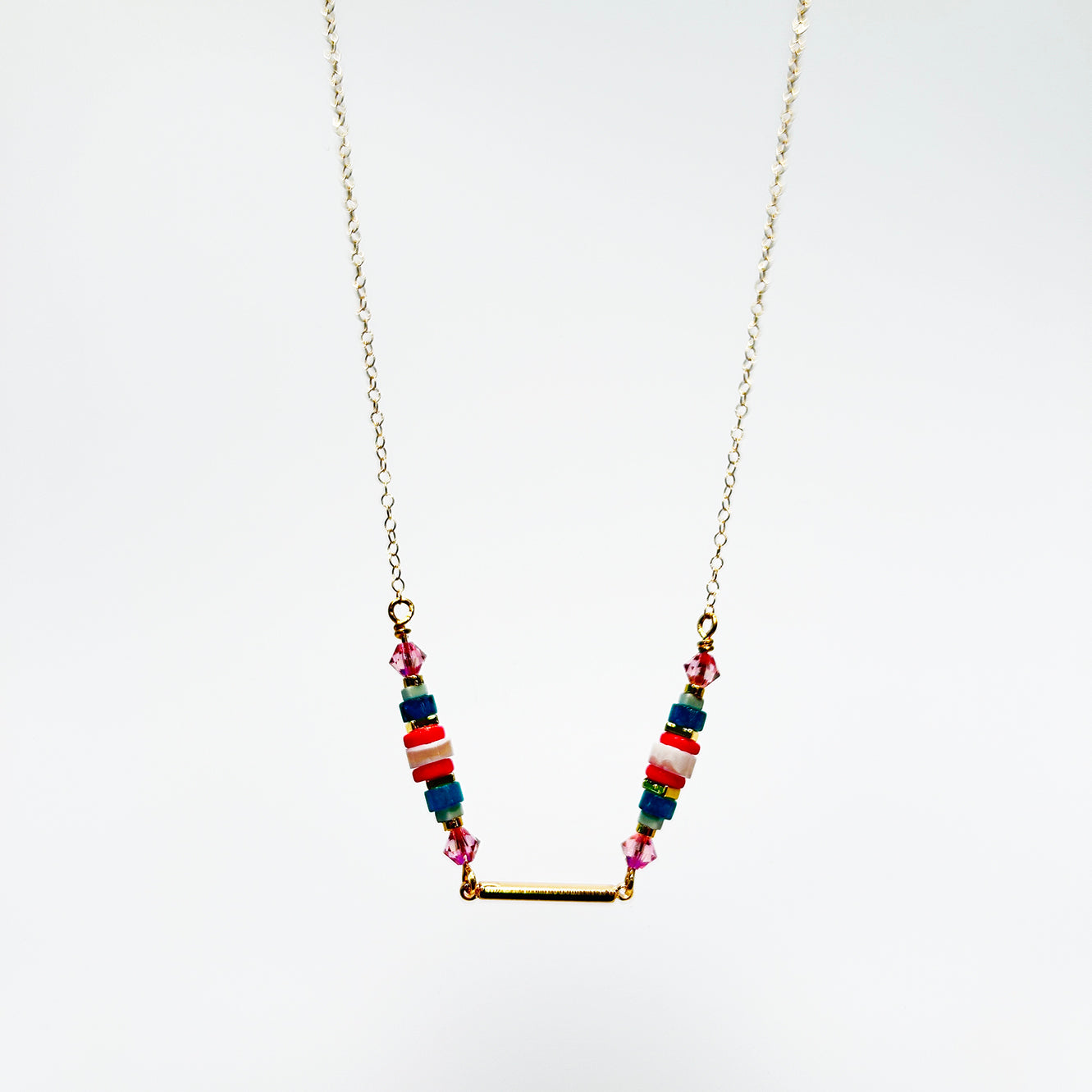 Kaleidoscope Necklace - Jade & Turquoise