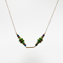 Load image into Gallery viewer, Solais Necklace - Aventurine &amp; Hematite
