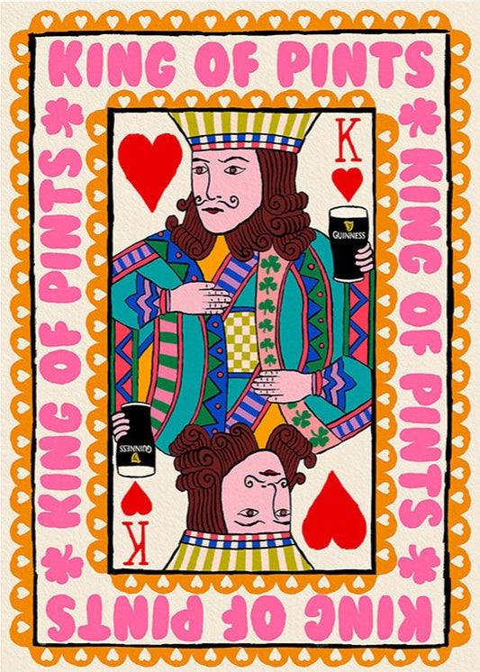 King of Pints (Colour) - Paper Print