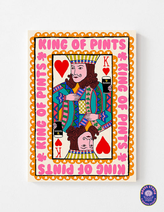 King of Pints (Colour) - Paper Print