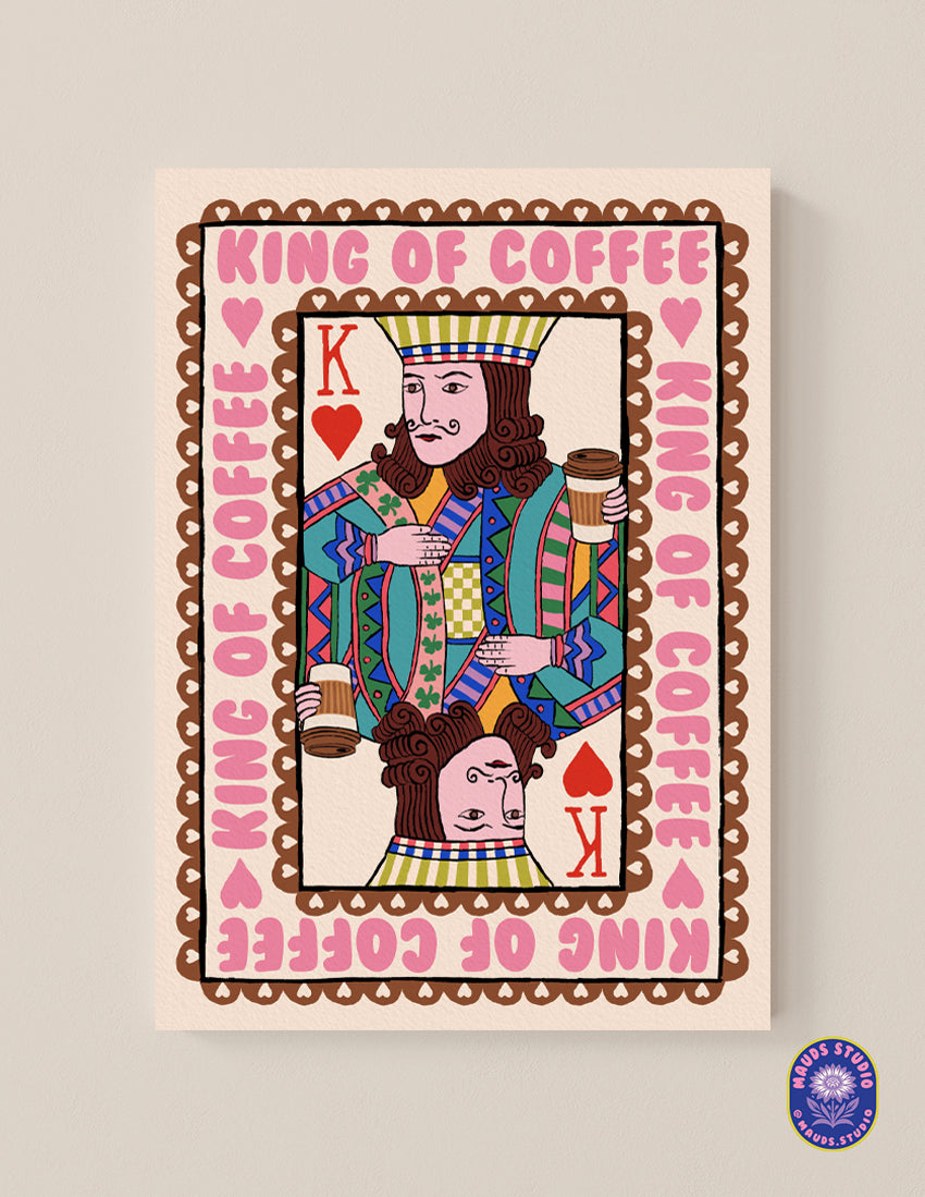 King of Coffee - Paper Print