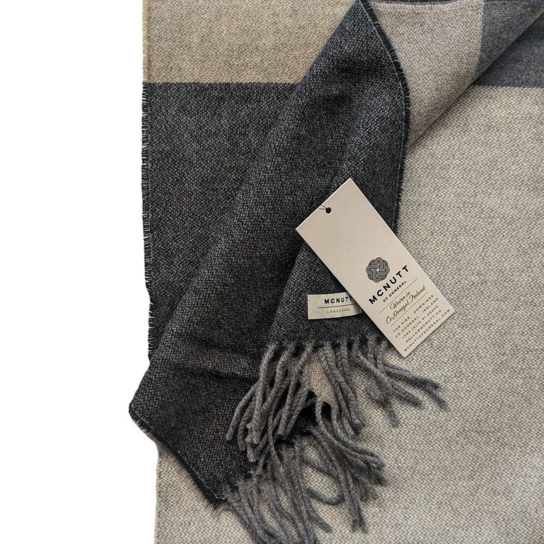 Tokyo Stripe Lambswool Scarf - Made in Donegal Ireland