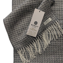 Load image into Gallery viewer, Oval Uniform Grey Lambswool Scarf - Made in Donegal Ireland
