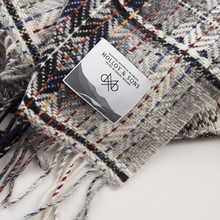 Load image into Gallery viewer, GREY DIAMOND WEAVE THROW - Molloy &amp; Sons Donegal Tweed
