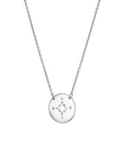 Load image into Gallery viewer, CUT OUT COMPASS Necklace - Silver
