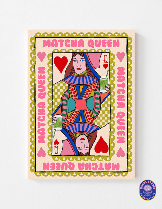 Matcha Queen - Paper Print