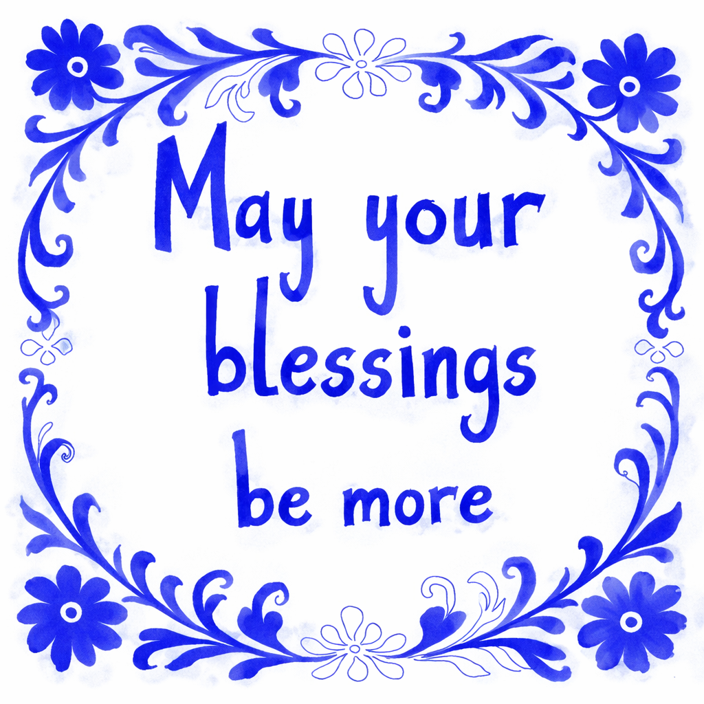 May Your Blessings Be More