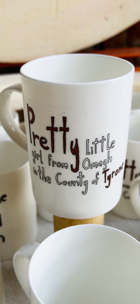 Pretty Little Girl From Omagh, In The County Of Tyrone - Bone China Mug
