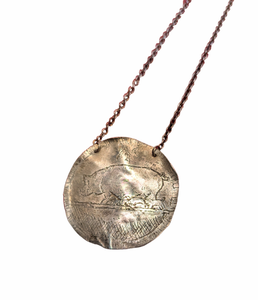 Koin Pendant Large - Gold Plated