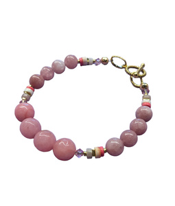 Kaleidoscope Pink Bracelet - Swarovski Crystals