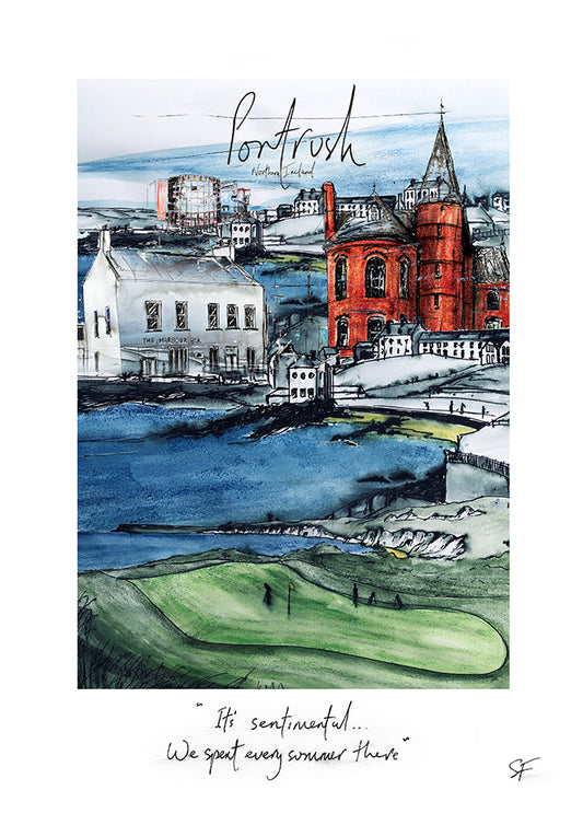 PORTRUSH - Contemporary Travel Poster