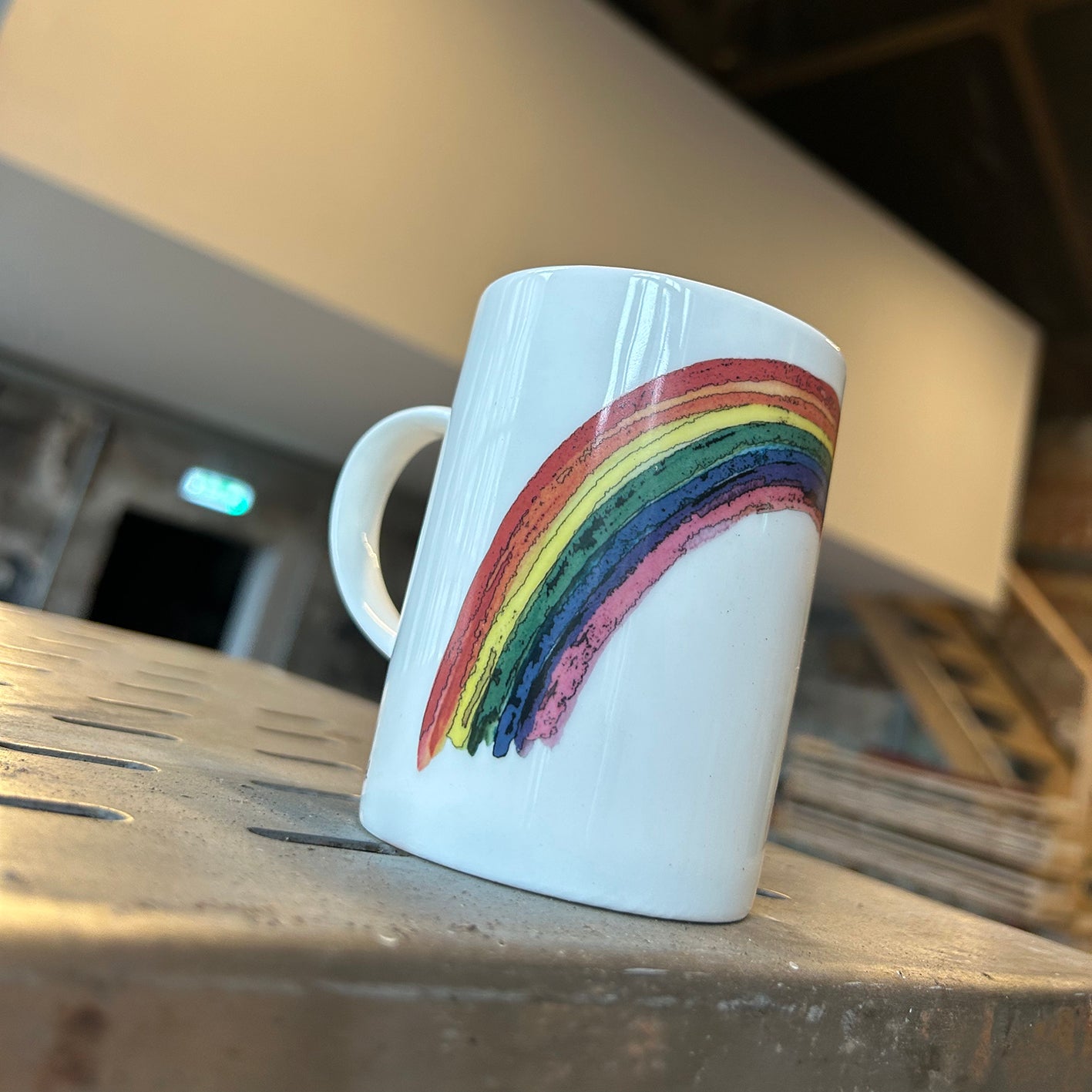 Wrapped Up with PRIDE - Bone China Mug by Stephen Farnan