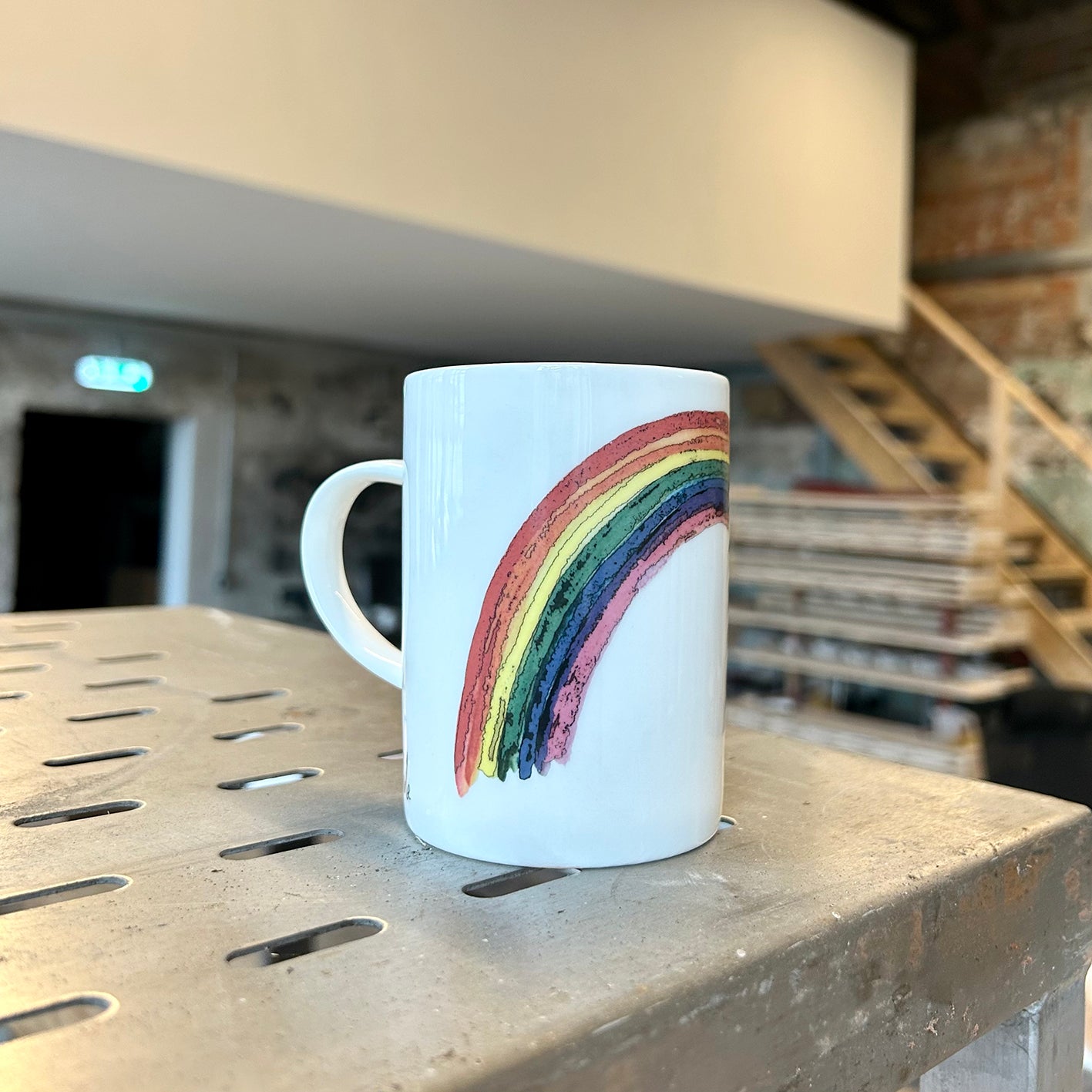Wrapped Up with PRIDE - Bone China Mug by Stephen Farnan