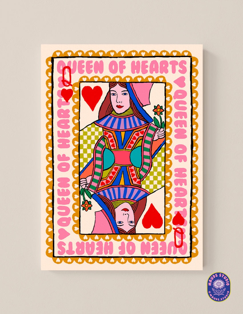 Queen of Hearts - Paper Print