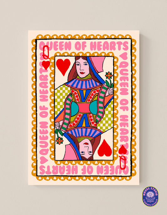 Queen of Hearts - Paper Print