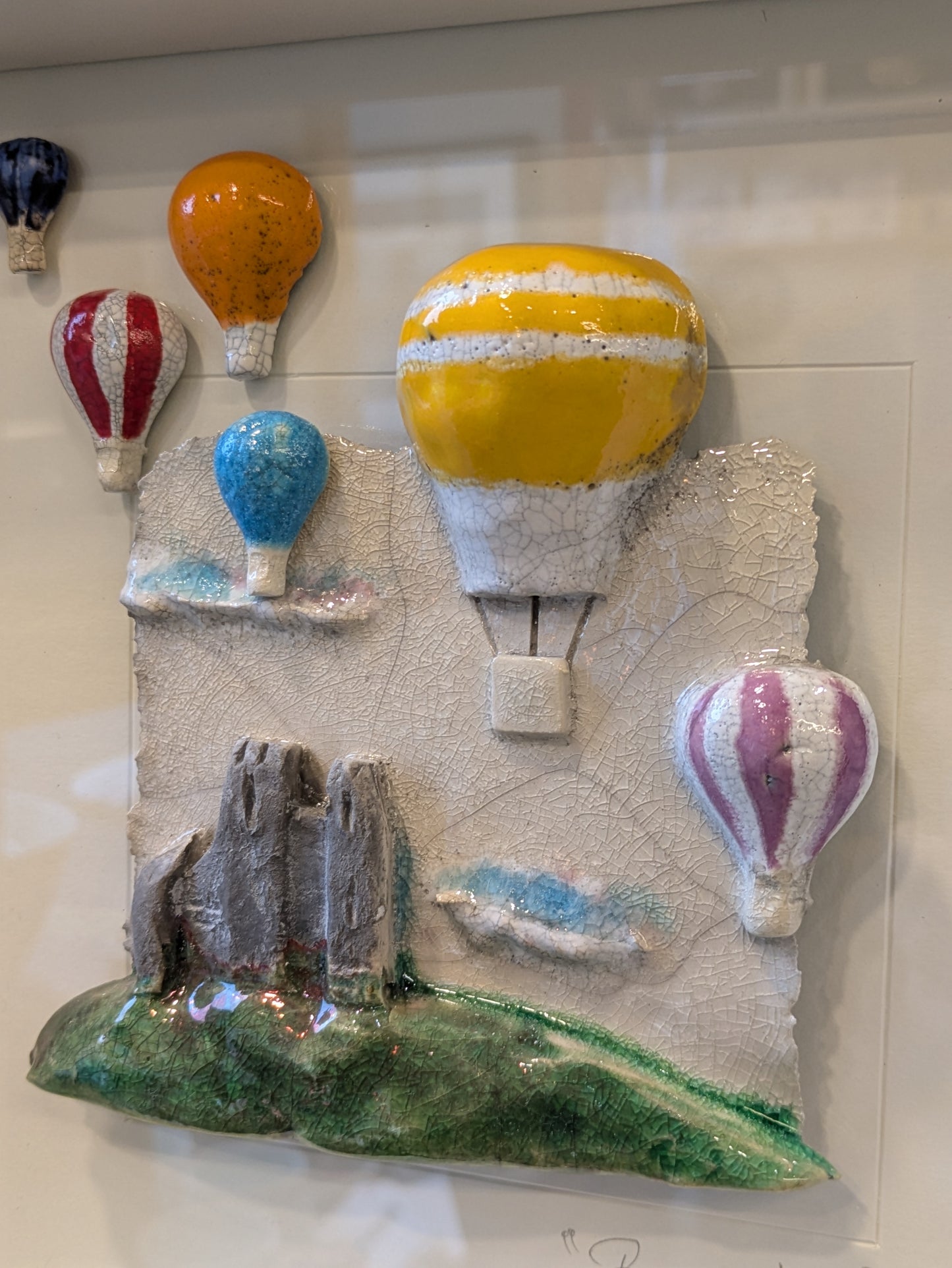 BEAUTIFUL IRELAND - Castle - Raku Ceramic Art by Rebeka Kahn