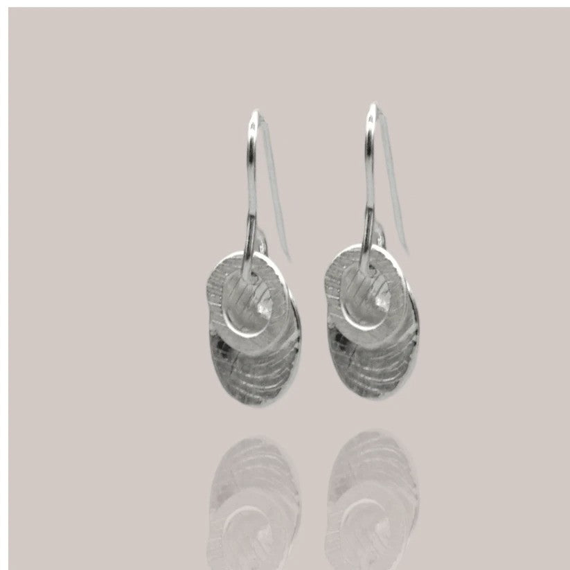 RIBÍN Drop Earrings Silver - Lynsey de Burca
