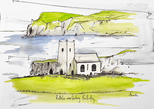 Rathlin overlooking Ballintoy