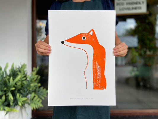 The Red Fox - The Pear in Paper