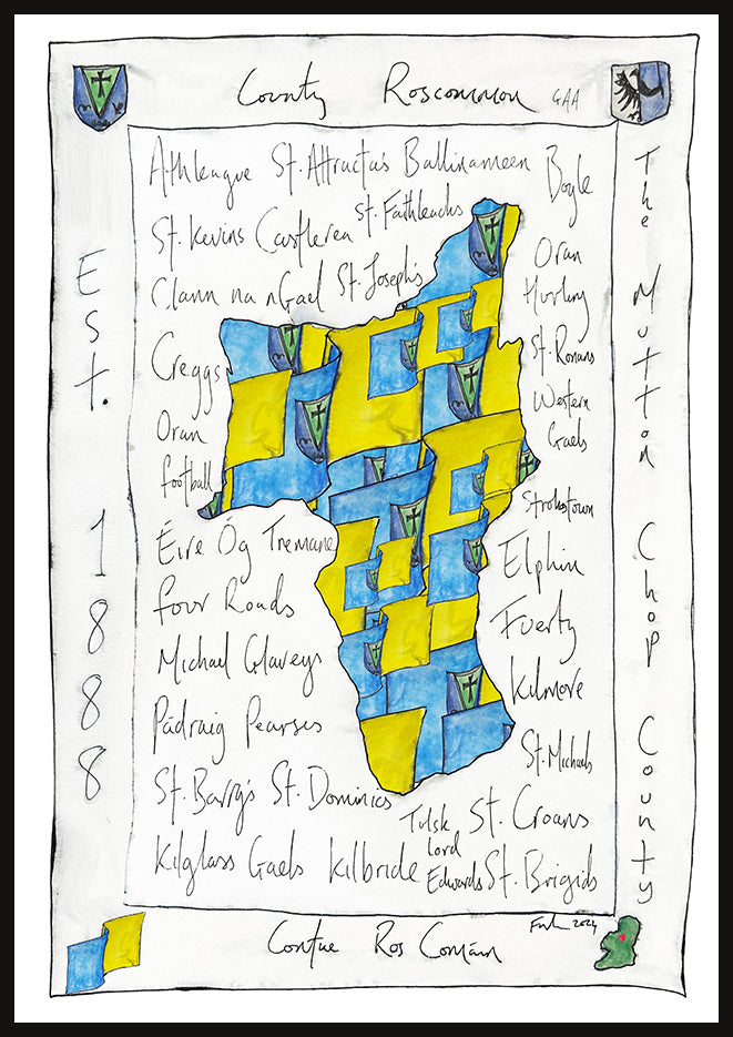 County Roscommon - GAA County Colours