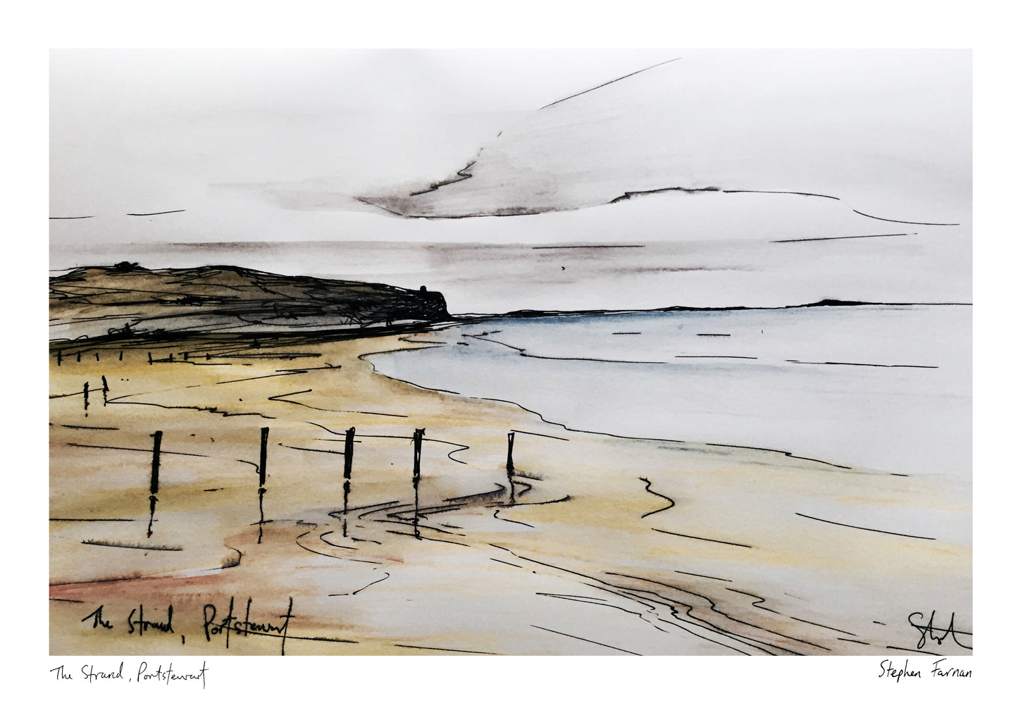 THE STRAND, PORTSTEWART - Sandy Beach North Causeway Coast County Derry by Stephen Farnan